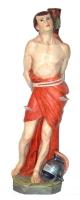 Beeld 42 Cm H Sebastiaan Gekleurd Beeld 42 Cm H Sebastiaan Gekleurd