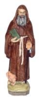 Beeld 30 Cm H Antonius Kluizenaar Gekleurd Beeld 30 Cm H Antonius Kluizenaar Gekleurd