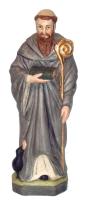 Beeld 31 Cm H Benedictus Gekleurd Beeld 31 Cm H Benedictus Gekleurd