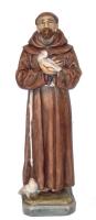 Statue 30 Cm St Francois Decoree