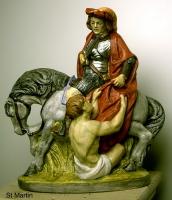 Statue 30 Cm St Martin Decoree