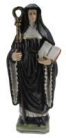 Statue 30 Cm Ste Wivine Decoree