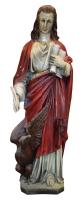 Statue 60 Cm St Jean Evangeliste Decoree